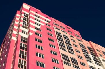 Red building